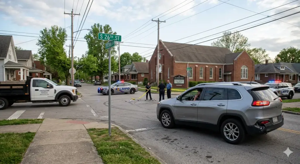 Hit-and-Run Reported at South 26th Street and Virginia Avenue in Louisville