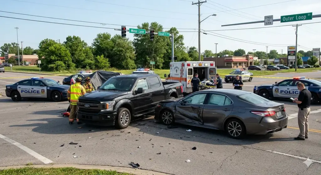 Louisville, KY Car Accident on Minor Lane One Killed, One Critically Injured