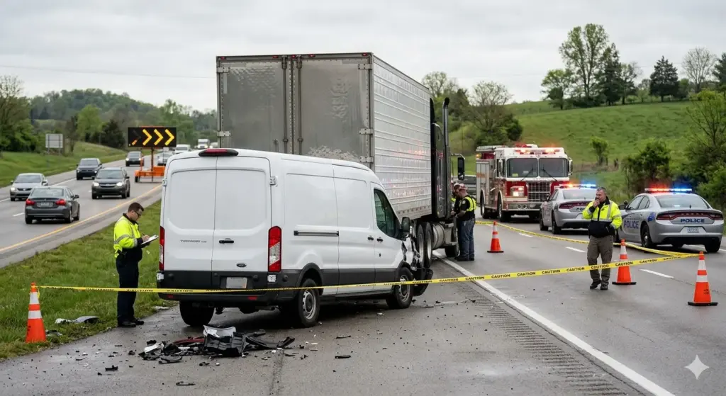 Louisville Man Killed in Early Morning Semi-Truck Crash on I-71 Near Crestwood