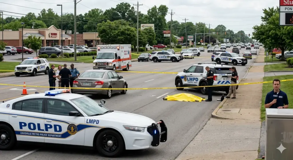 Louisville Pedestrian Death Reported After Vehicle Strike Following Earlier Crash